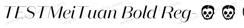 TESTMeiTuan Bold Reg字体转换